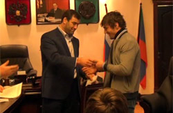 Сагид Муртазалиев встретился с дагестанскими борцами
