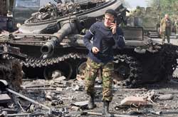 На улице в Цхинвали AP Photo Михаил Метцель (Osetia)